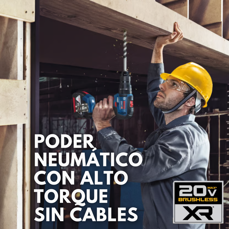 Taladro Percutor a Batería Bosch™️ con 10 Niveles